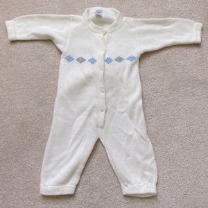 Vintage Style Sweater Coverall